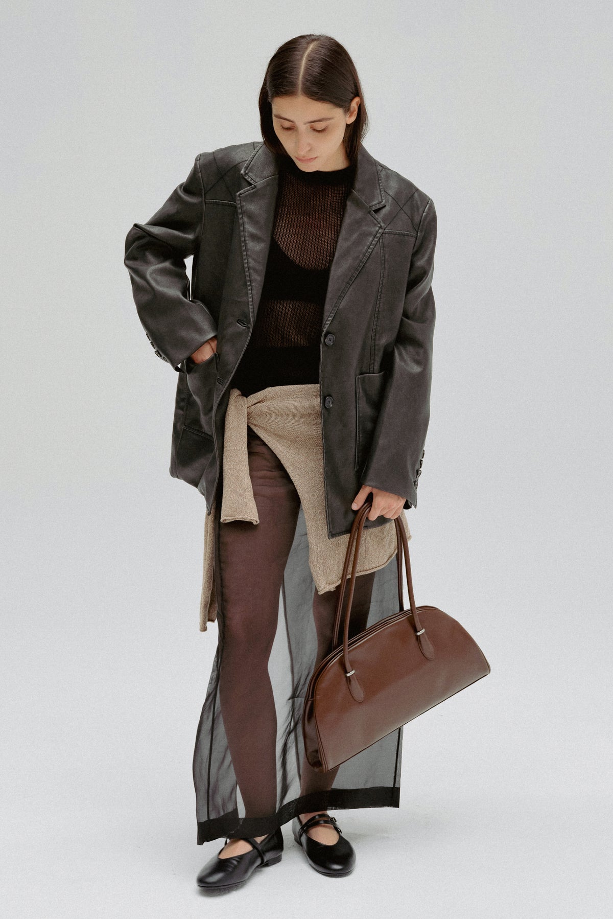 ANNEAU FRAME BAG (OAK BROWN) - Atelier de LUMEN