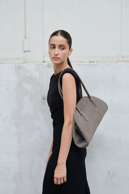ANNEAU FRAME BAG (SUEDE GREY)