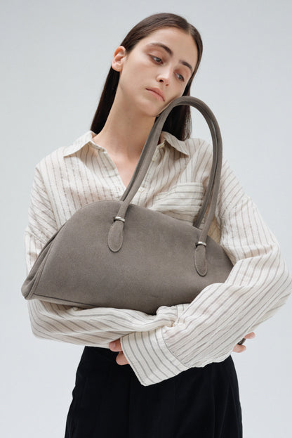 ANNEAU FRAME BAG (SUEDE GREY)