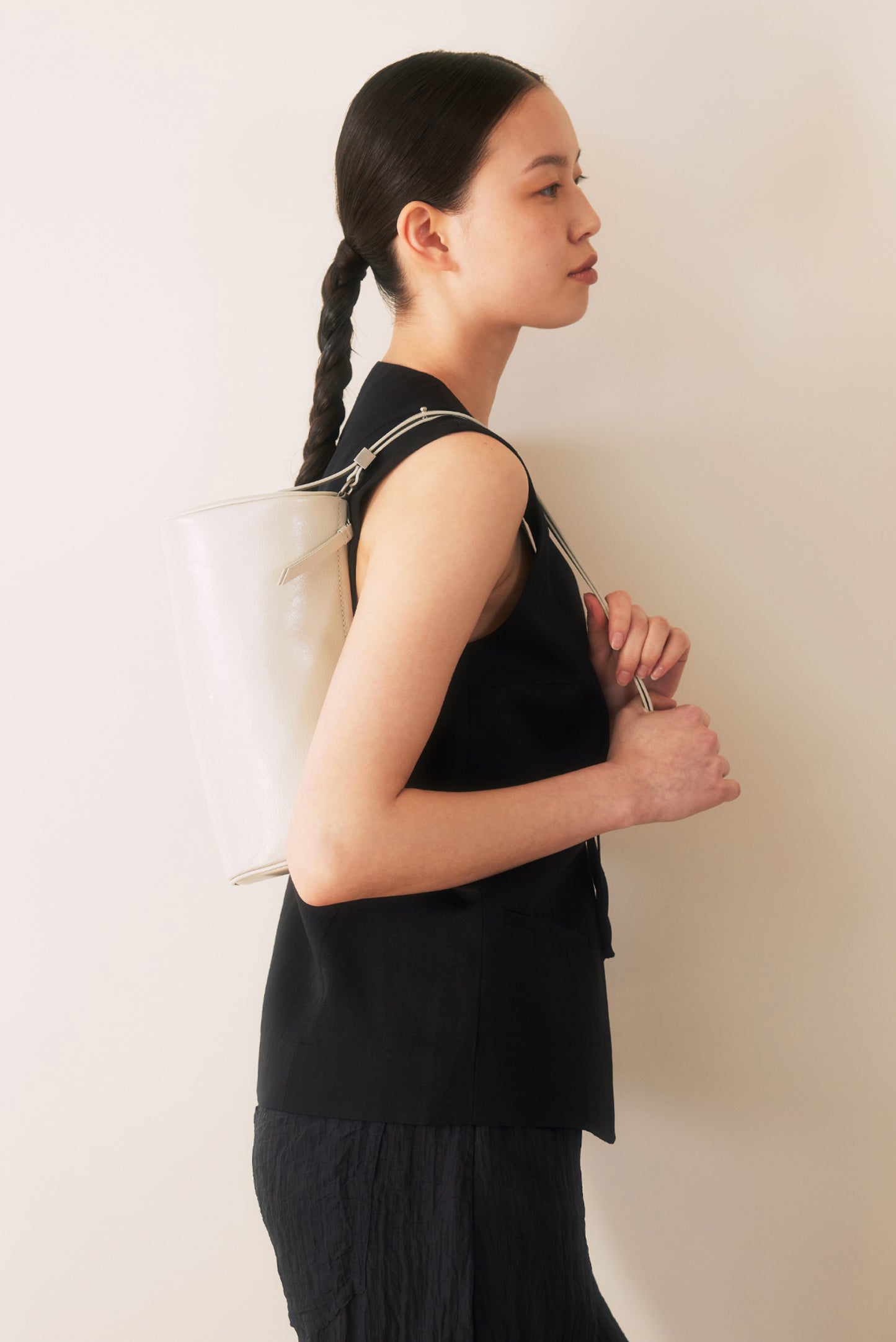 BASE BARREL BAG (WRINKLE WHITE)