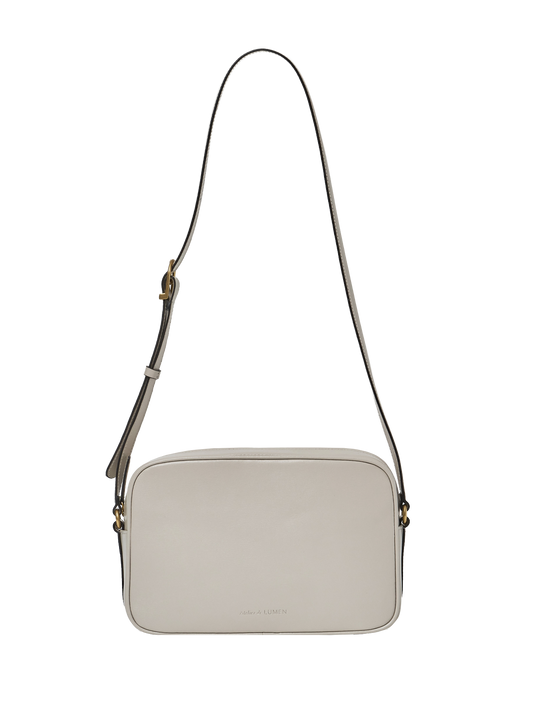 BASE CROSSBODY BAG (MISTY WHITE)