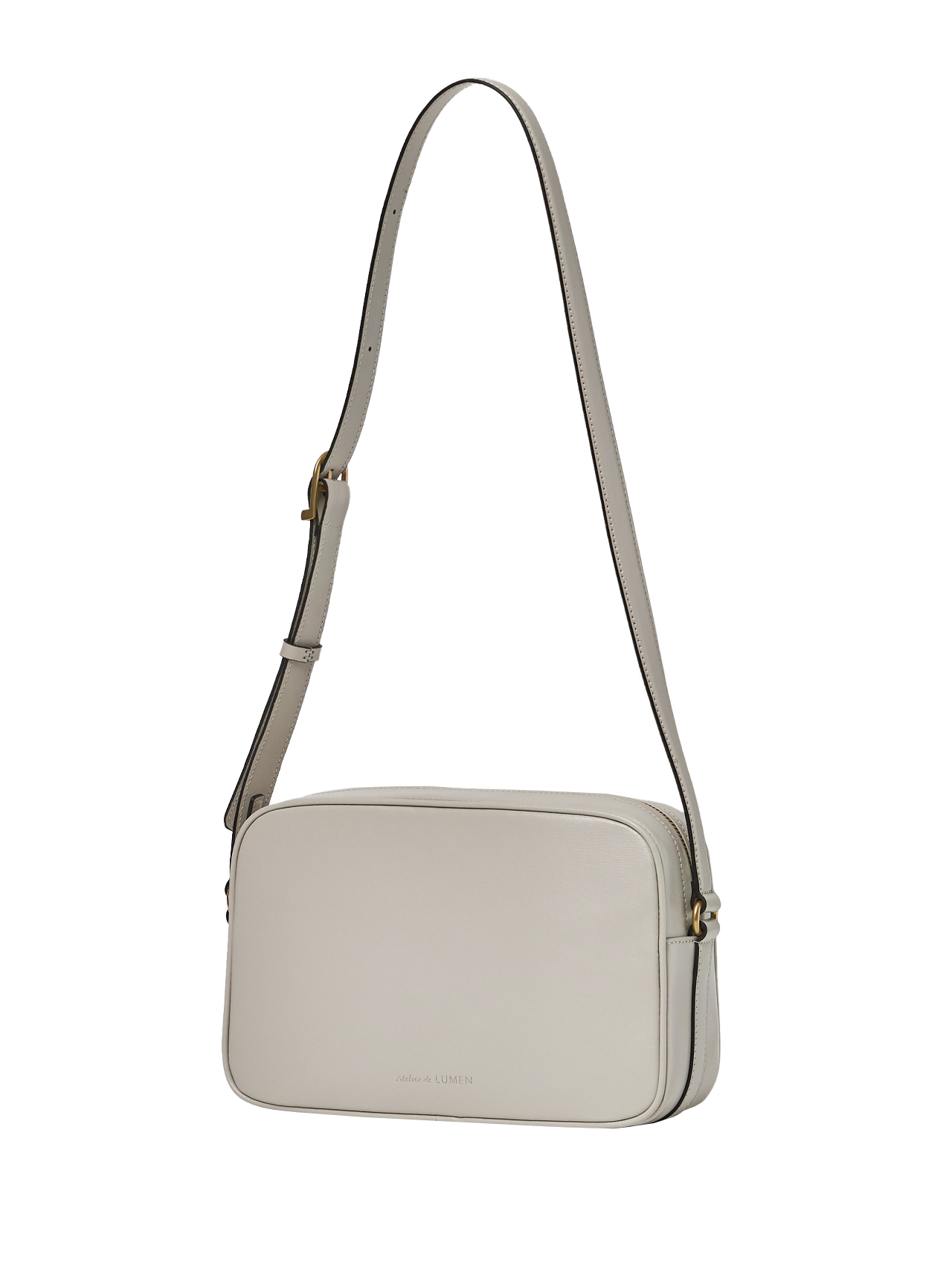 BASE CROSSBODY BAG (MISTY WHITE)