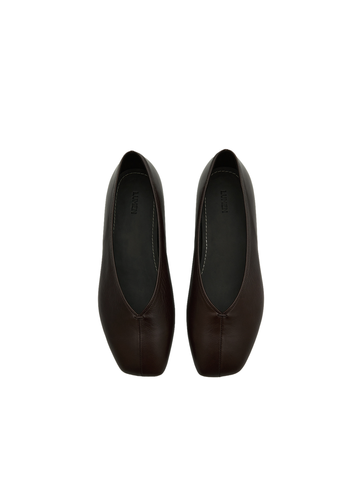 BASE FLAT SHOES (ORGAN BROWN) - Atelier de LUMEN