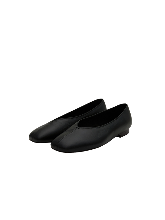 BASE FLAT SHOES (SOFT BLACK)