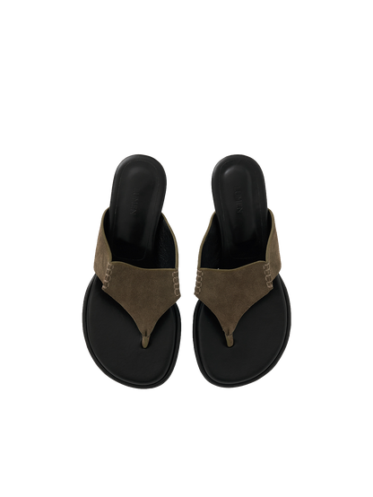 BIND FLIP (SUEDE KHAKI)
