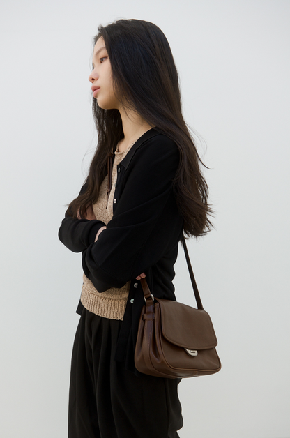 BLEP CROSSBODY BAG (ORGAN BROWN)