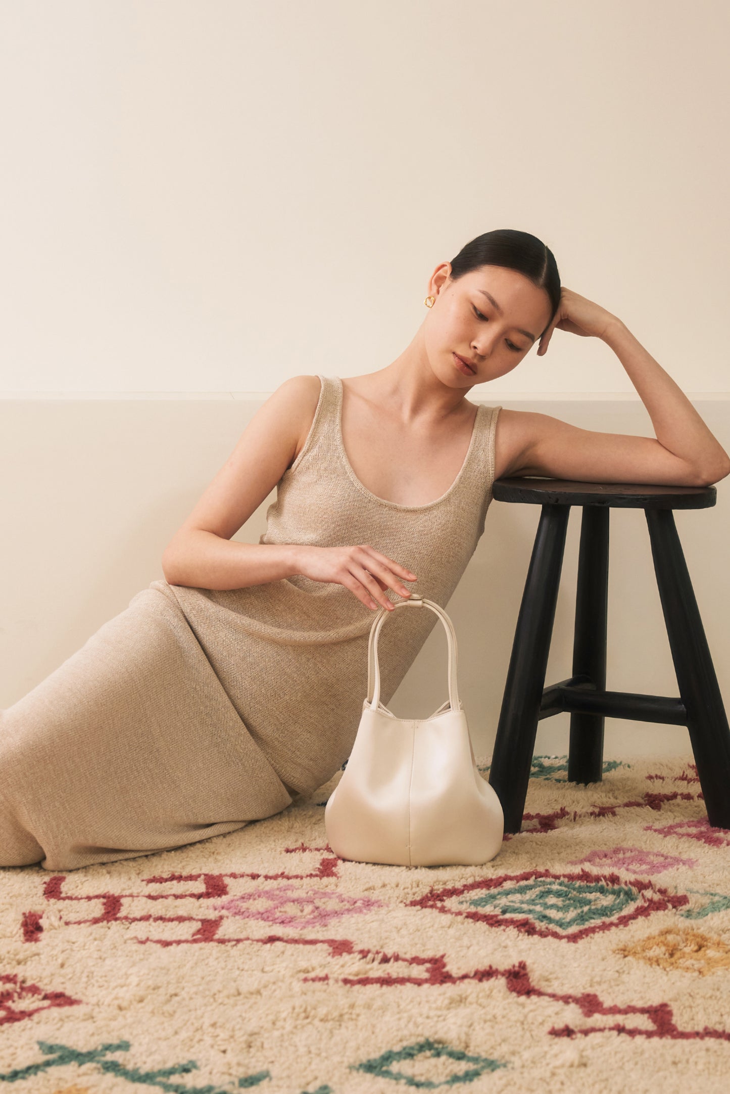 BON BALLON BAG (SILK IVORY)