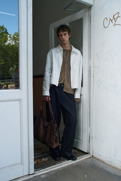 BRISE GRAND BAG (SUEDE BROWN)