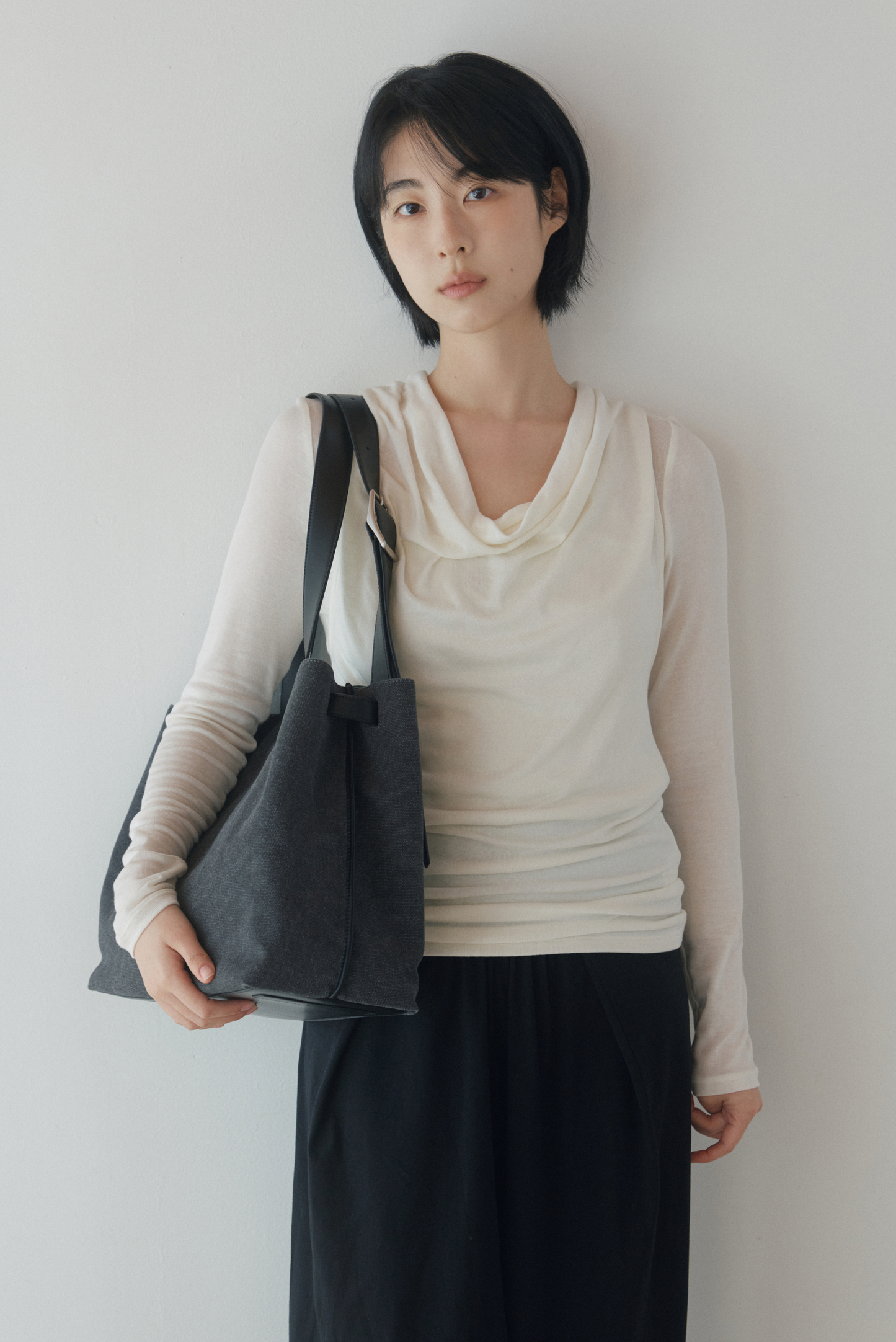 BRISE MEDIUM BAG (CANVAS GREY)