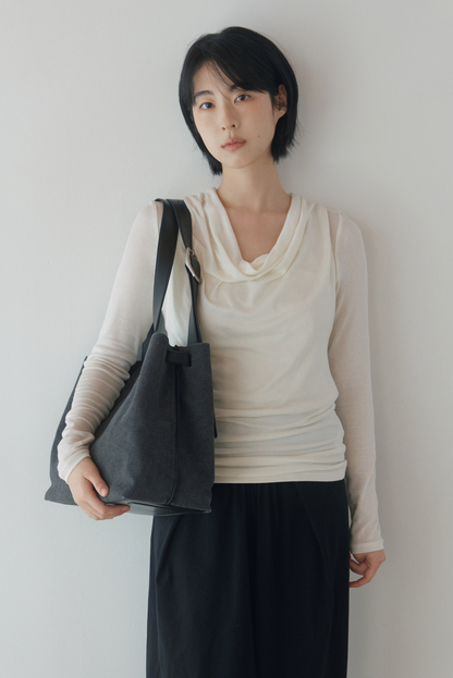 BRISE MEDIUM BAG (CANVAS GREY)