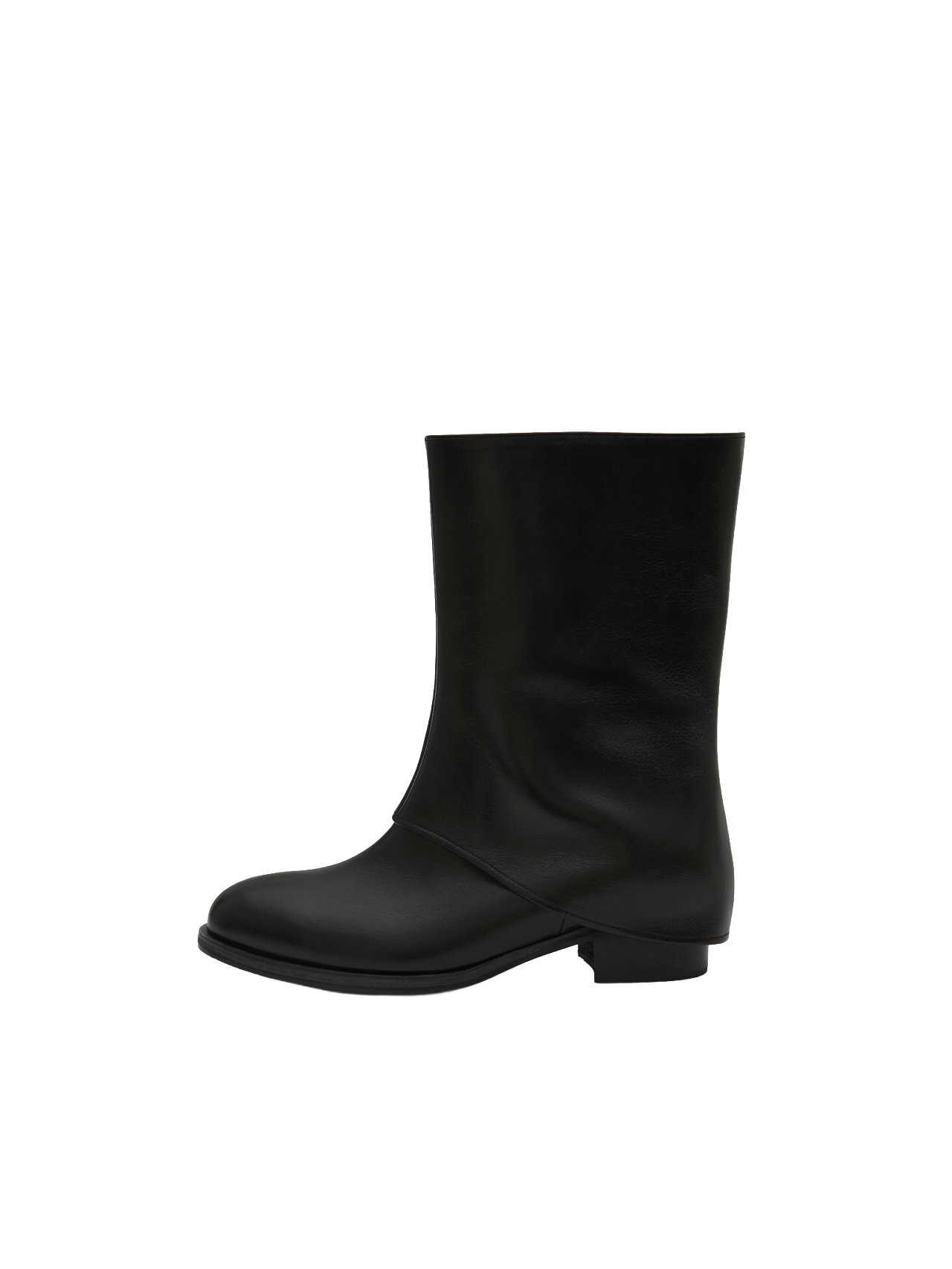 CAPE MIDDLE BOOTS (SOFT BLACK)