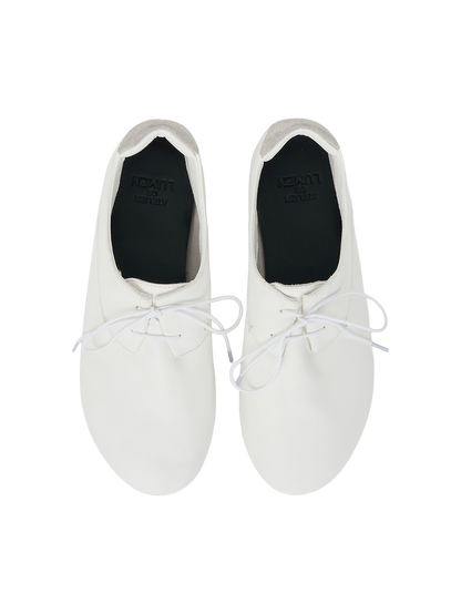 CLASSIC DERBY SHOES (PORCELAIN WHITE)