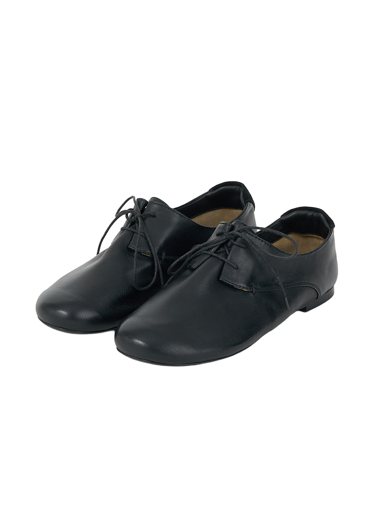 CLASSIC DERBY SHOES (SOFT BLACK)
