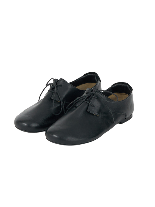 CLASSIC DERBY SHOES (SOFT BLACK)