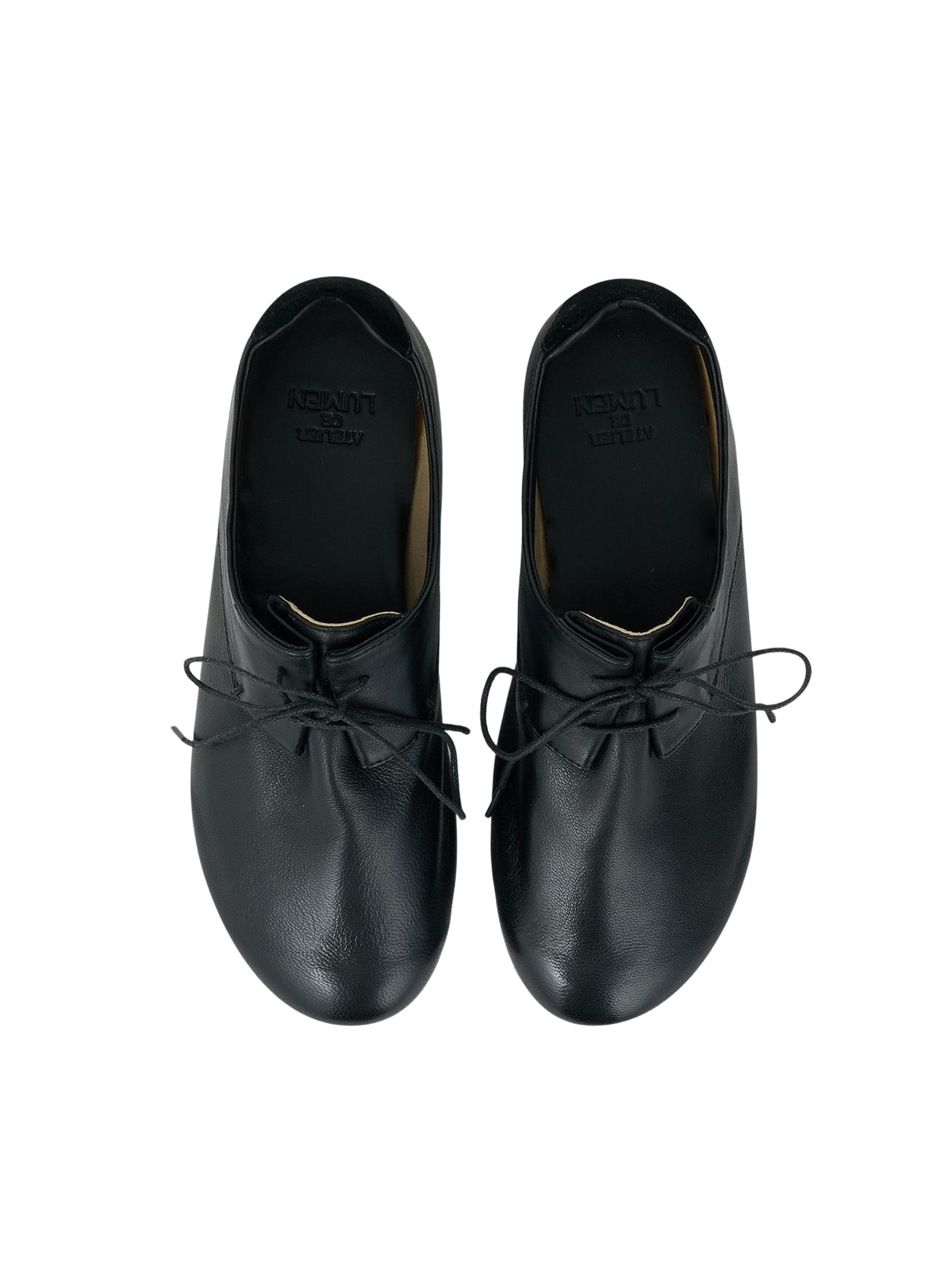 CLASSIC DERBY SHOES (SOFT BLACK) - Atelier de LUMEN