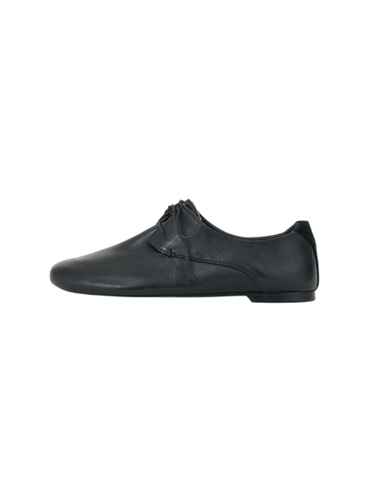 CLASSIC DERBY SHOES (SOFT BLACK)