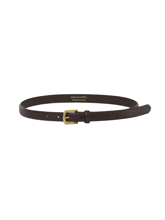 CLASSIC LEATHER BELT (ORGAN BROWN)