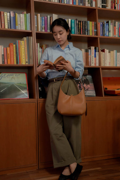CLASSIC LEATHER BELT (ORGAN BROWN)