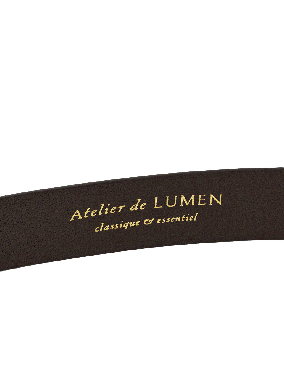 CLASSIC LEATHER BELT (ORGAN BROWN)