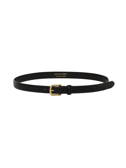CLASSIC LEATHER BELT (SOFT BLACK)