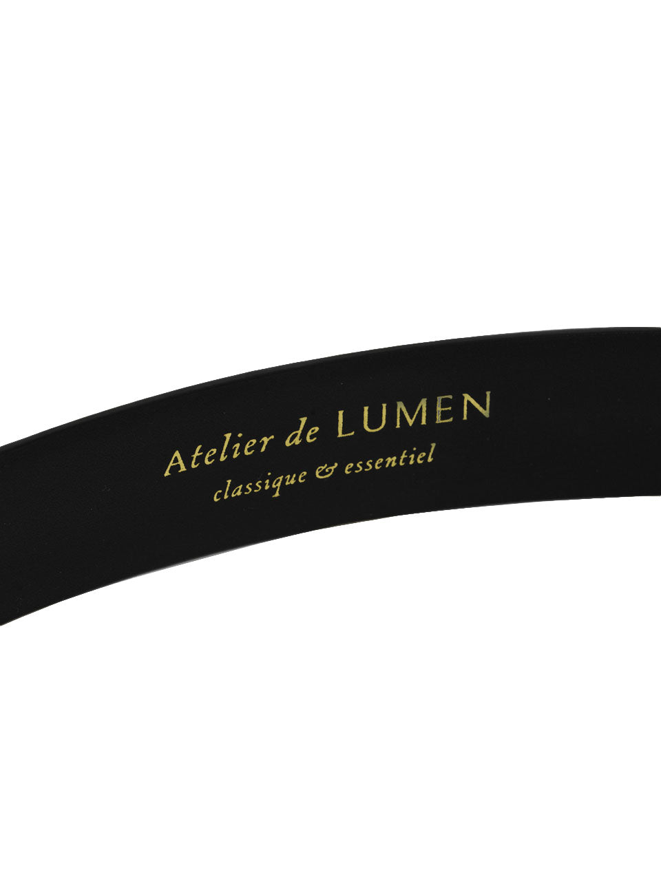 CLASSIC LEATHER BELT (SOFT BLACK)