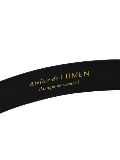 CLASSIC LEATHER BELT (SOFT BLACK)