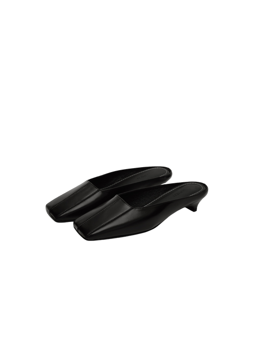 CLIVE SQUARE MULE (SOFT BLACK)