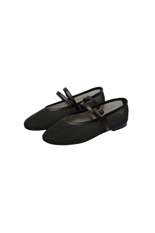 DOUBLE STRAP MESH FLAT (MESH BLACK)