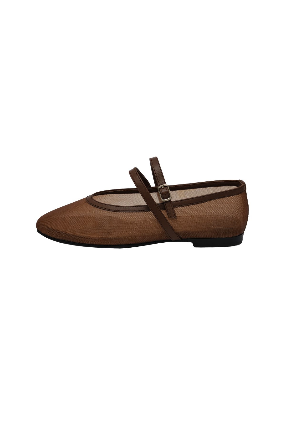 DOUBLE STRAP MESH FLAT (MESH BROWN) - Atelier de LUMEN