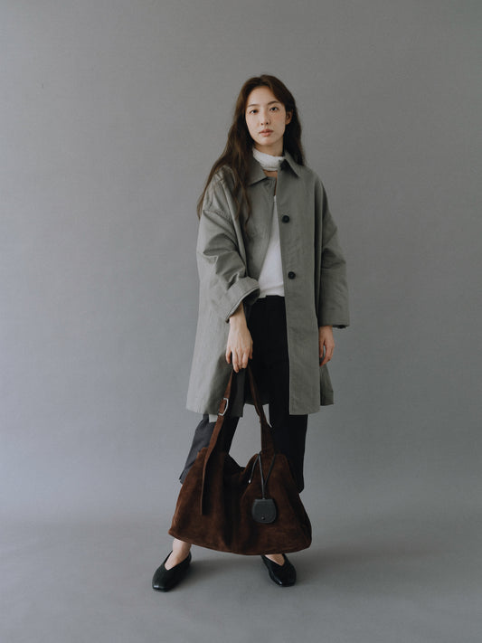BRISE GRAND BAG (SUEDE BROWN)