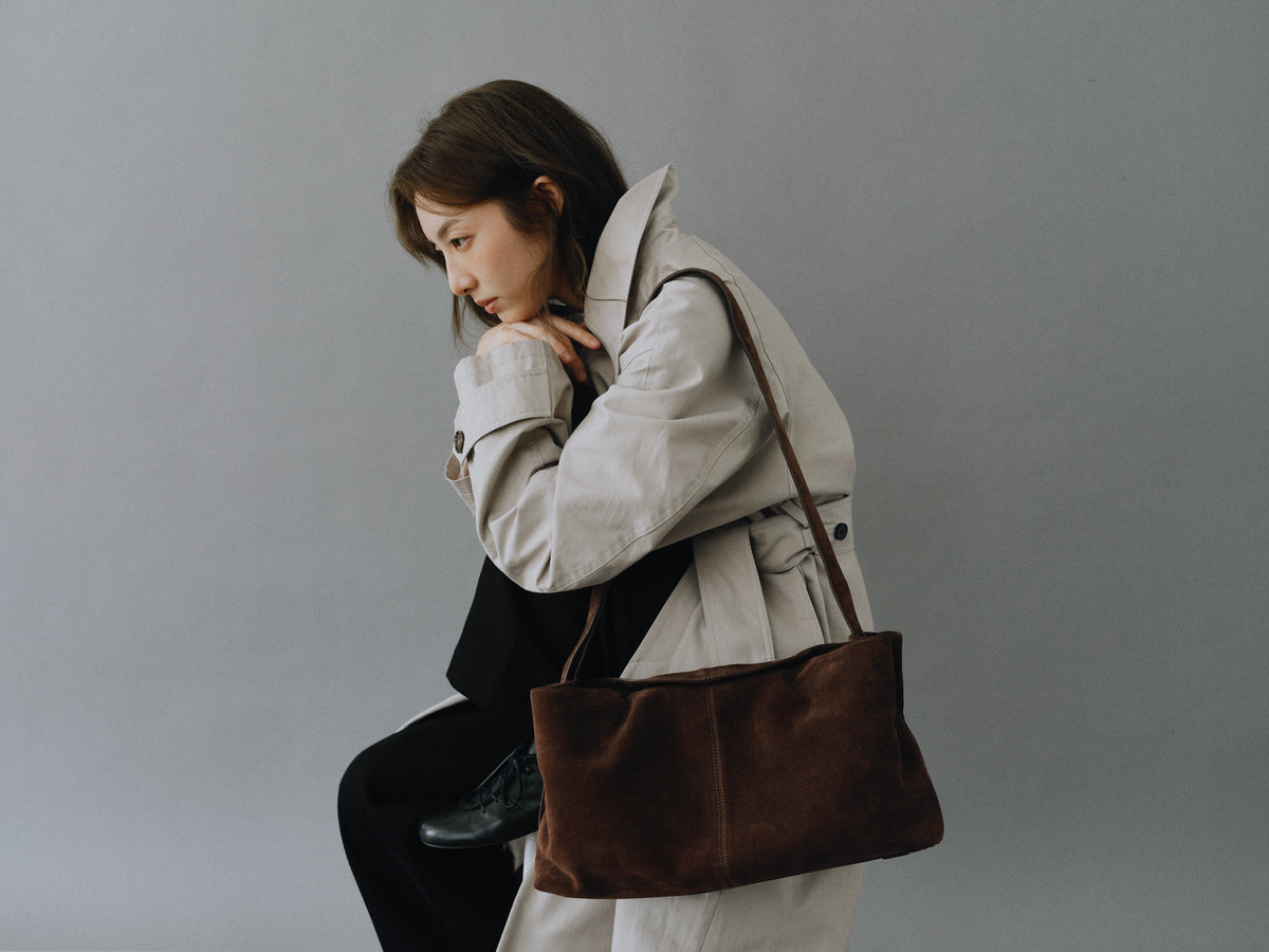 BRISE BAG (SUEDE BROWN)