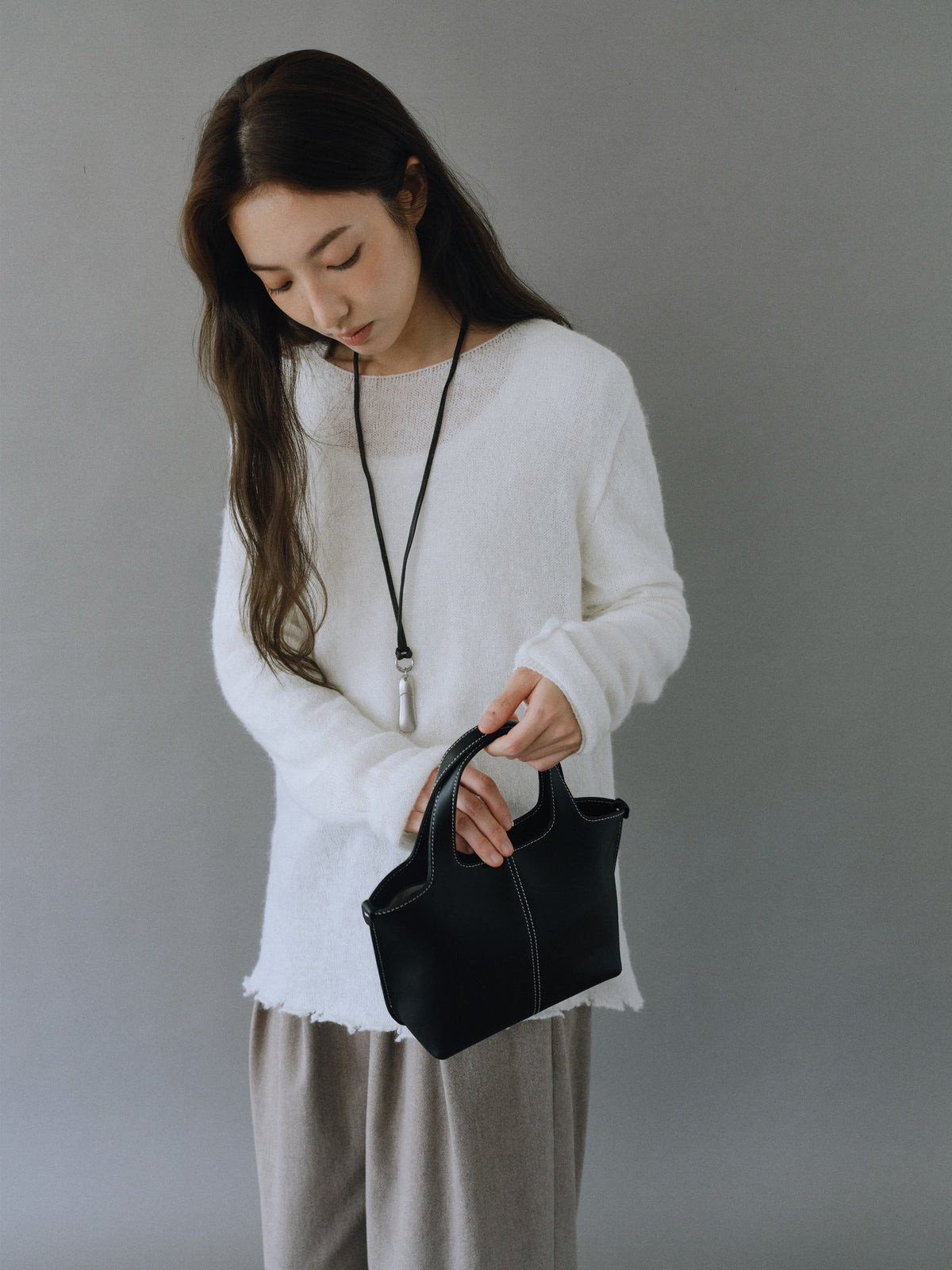 PANIER PETIT BAG (SOFT BLACK)