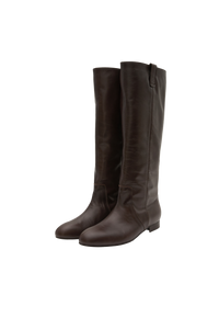 FLOT LEATHER BOOTS (ORGAN BROWN)