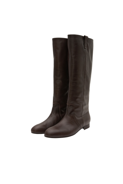 FLOT LEATHER BOOTS (ORGAN BROWN)
