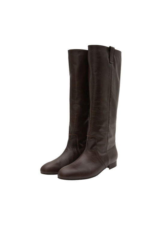 FLOT LEATHER BOOTS (ORGAN BROWN)