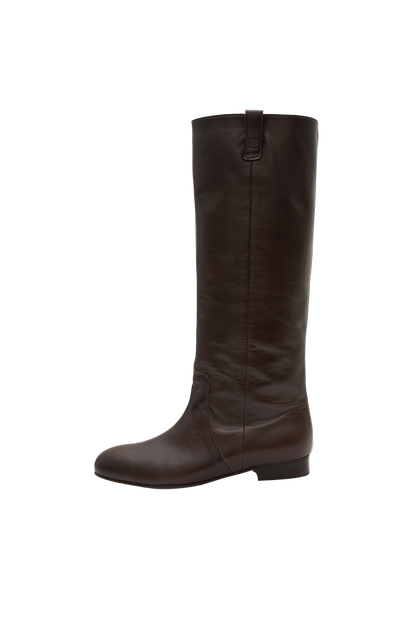 FLOT LEATHER BOOTS (ORGAN BROWN)