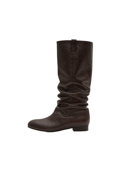 FLOT LEATHER BOOTS (ORGAN BROWN)