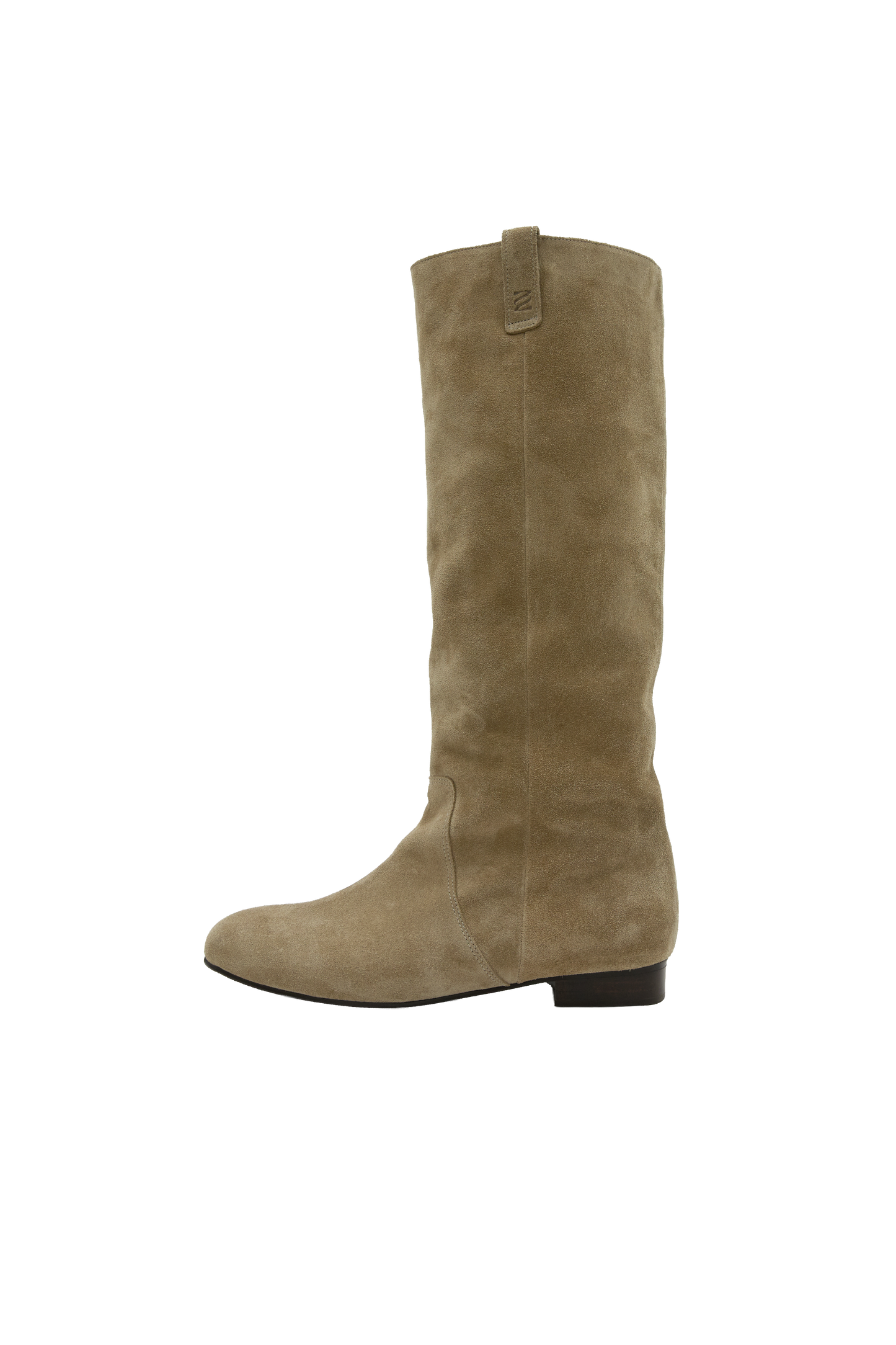 FLOT LEATHER BOOTS (SUEDE KHAKI BROWN)