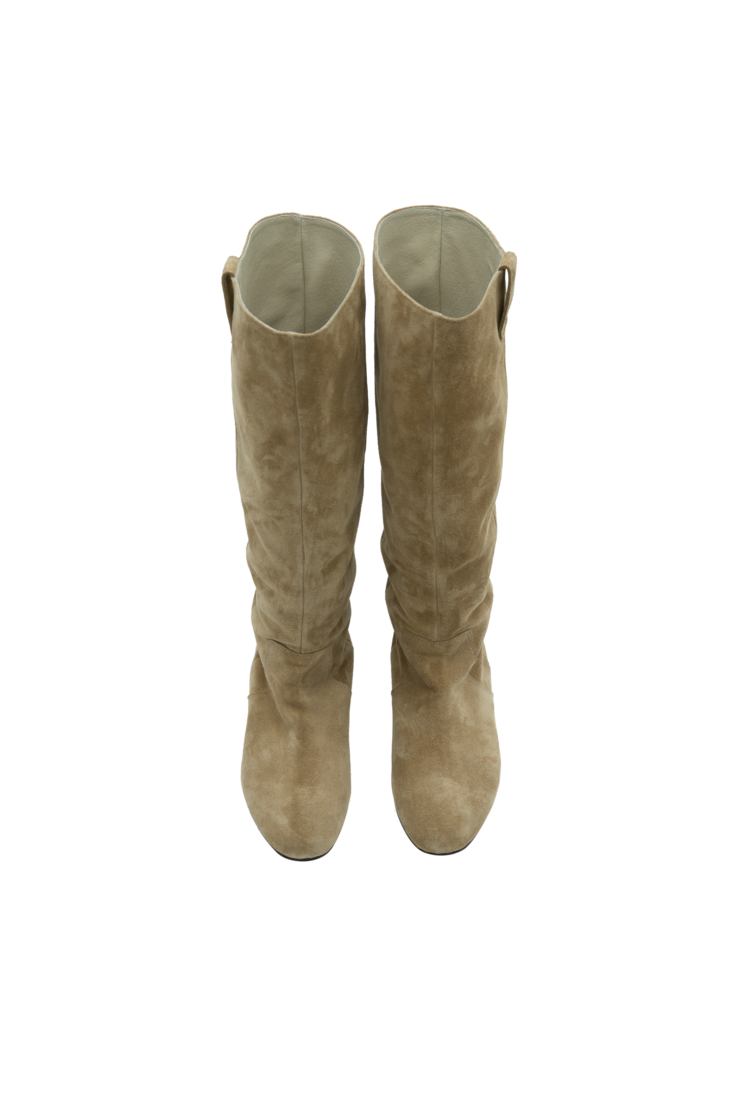 FLOT LEATHER BOOTS (SUEDE KHAKI BROWN)