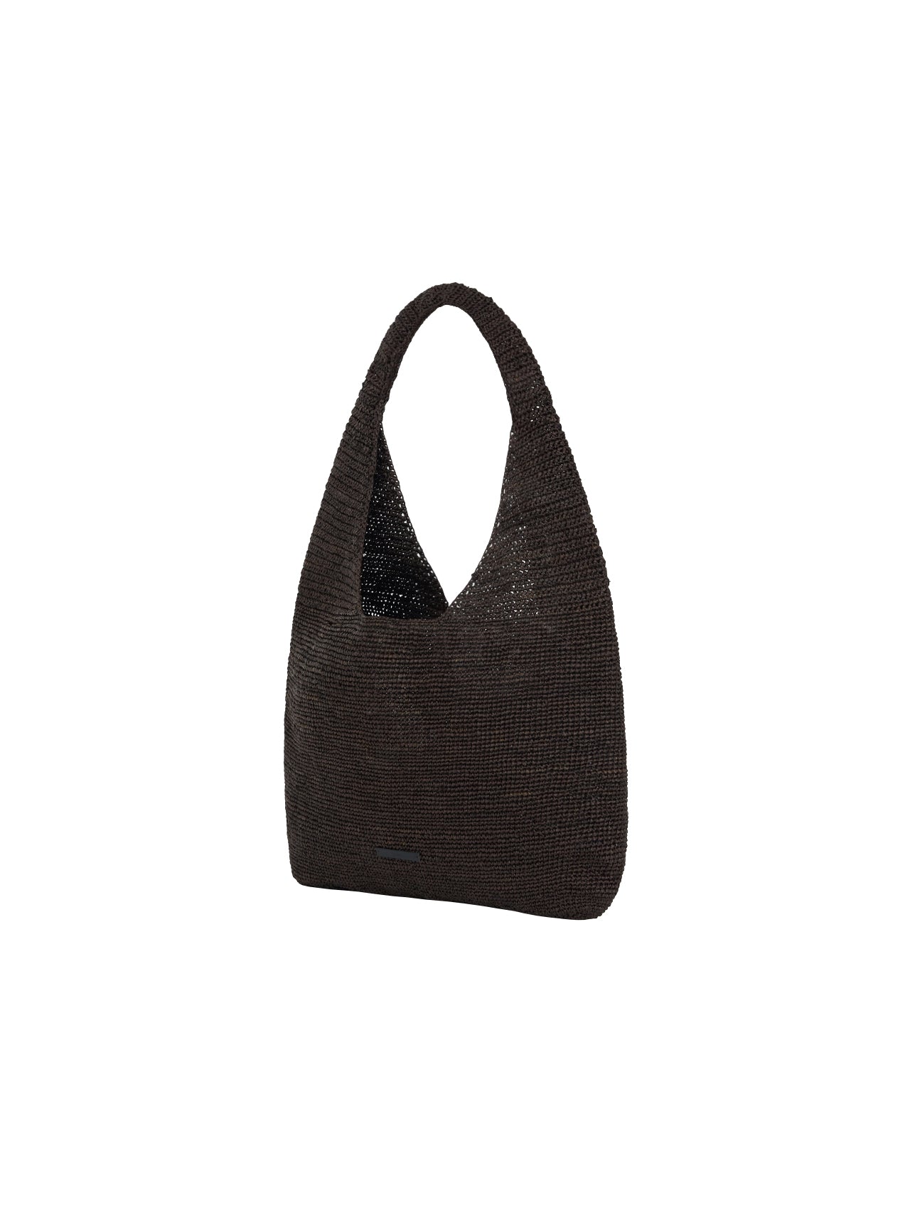 GRAIN RAFFIA BAG (MIX BROWN)