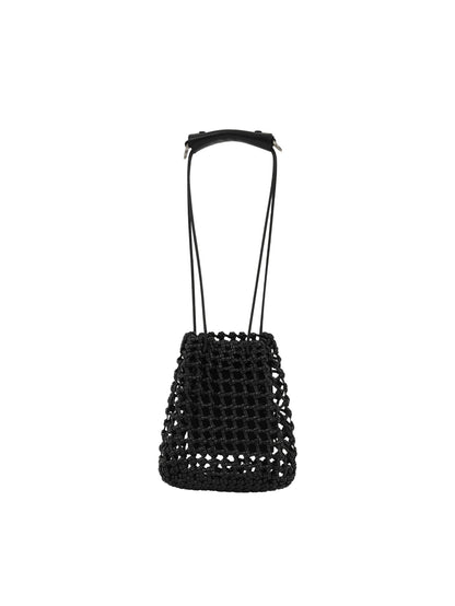 GRID MINI SLING BAG (SOFT BLACK)