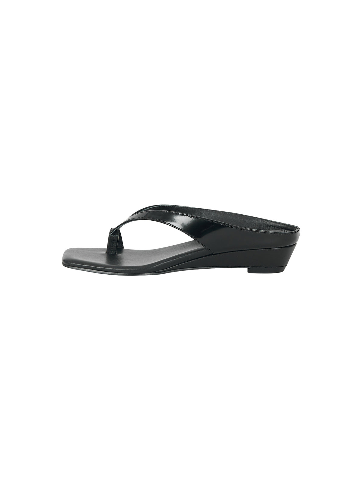 KITTEN HEEL FLIP (SOFT BLACK) - Atelier de LUMEN