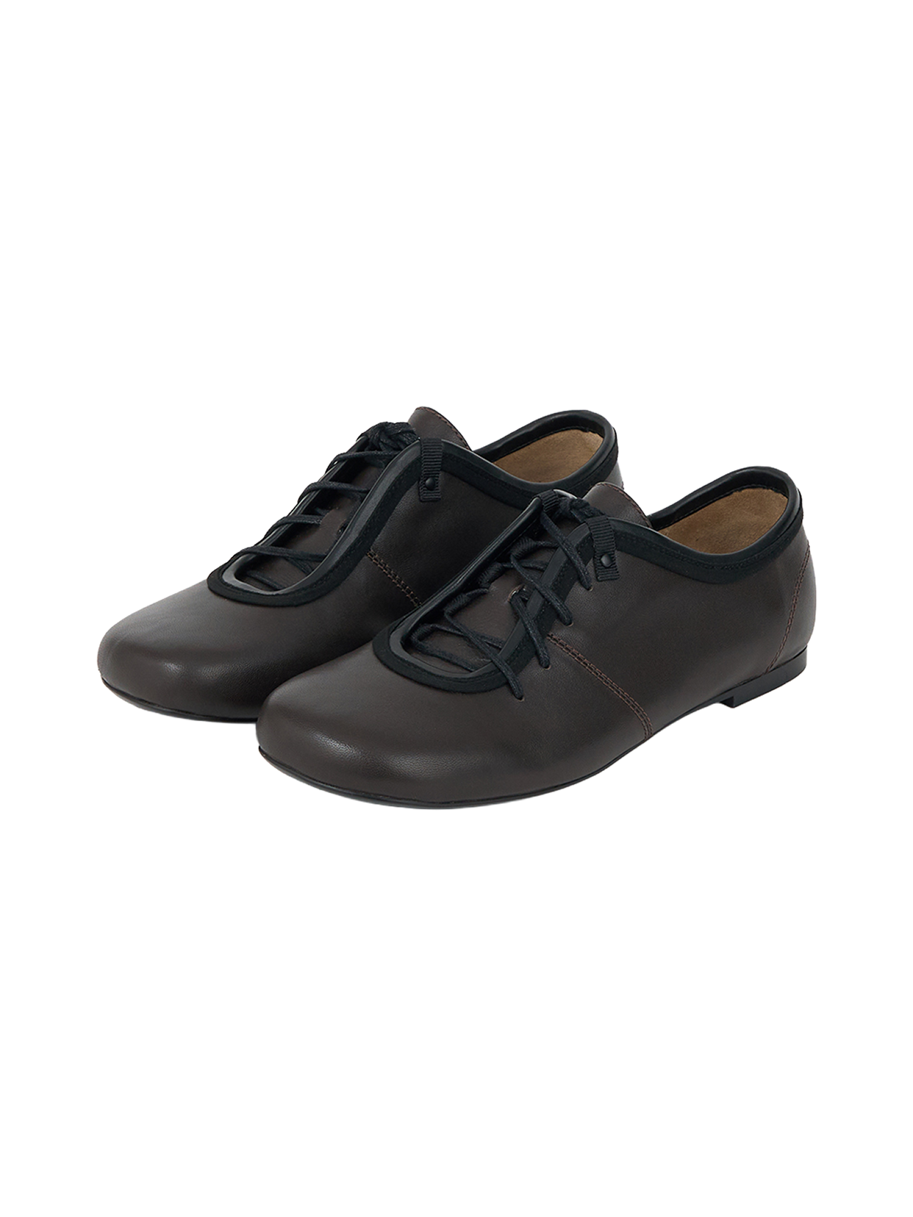 LACE UP BOWLING SHOES (ORGAN BROWN)