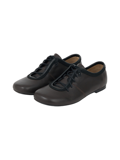 LACE UP BOWLING SHOES (ORGAN BROWN)