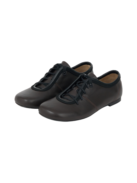 LACE UP BOWLING SHOES (ORGAN BROWN)