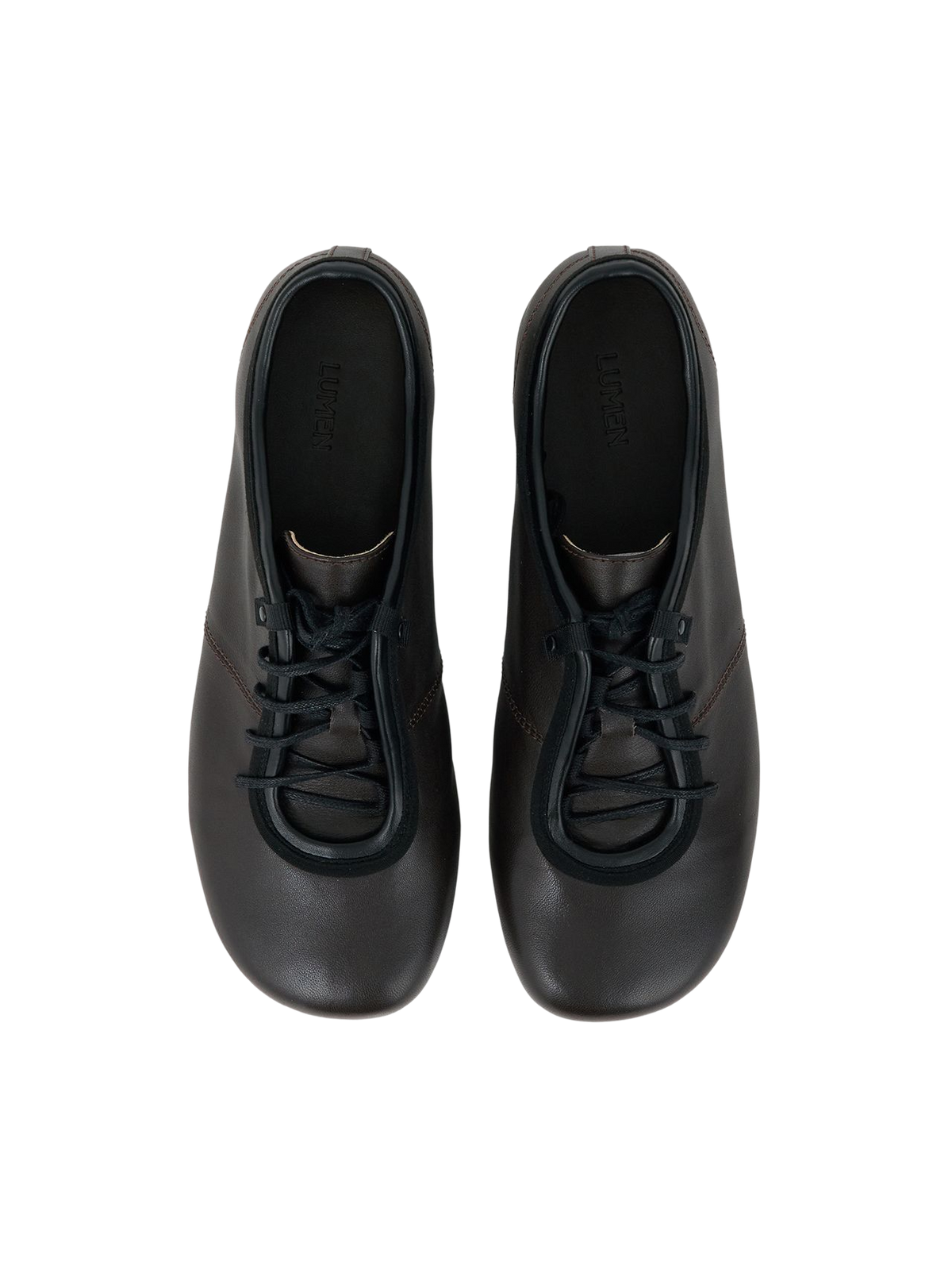 LACE UP BOWLING SHOES (ORGAN BROWN) - Atelier de LUMEN