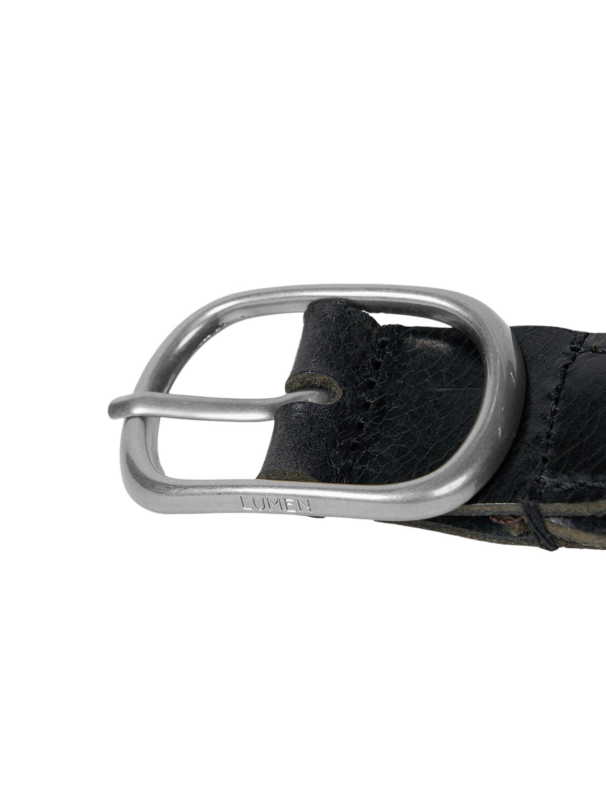 LIEN WOVEN LEATHER BELT (SOFT BLACK) - Atelier de LUMEN