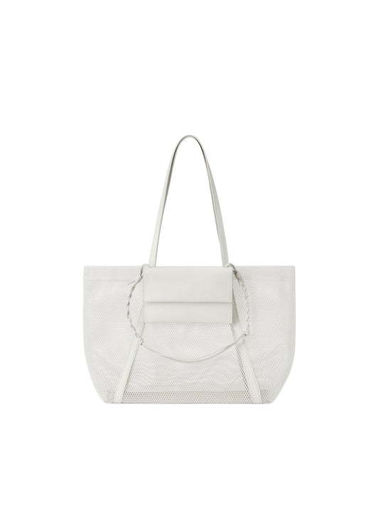 2WAY MESH BAG (OFF WHITE) - Atelier de LUMEN