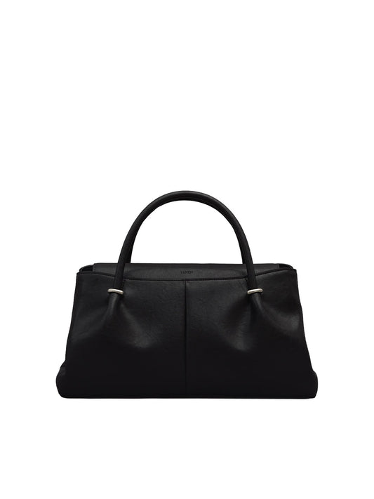 ANNEAU FLAP BAG (SOFT BLACK) - Atelier de LUMEN
