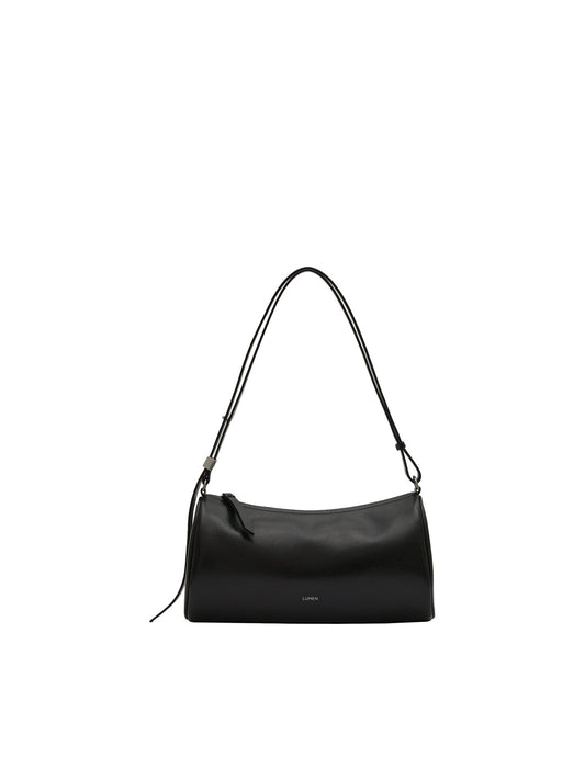 BASE BARREL BAG (WRINKLE BLACK) - Atelier de LUMEN